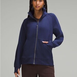 Like new, lululemon oversized funnel-neck full zip *long